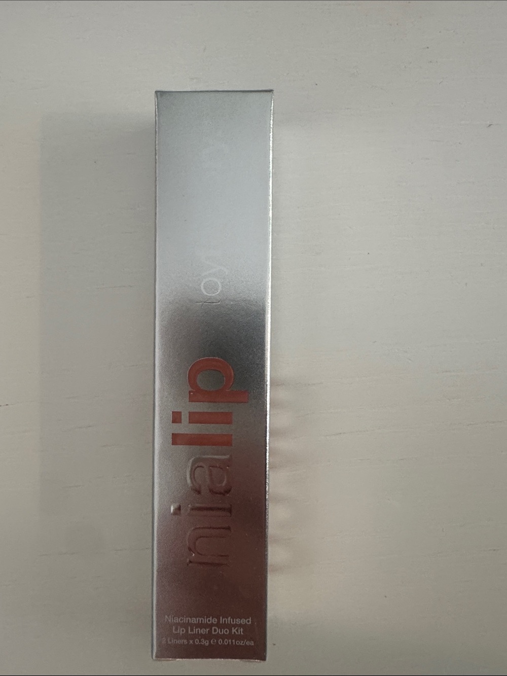 nilalip Nicinamide Infused Lip Liner Duo - Silver Box